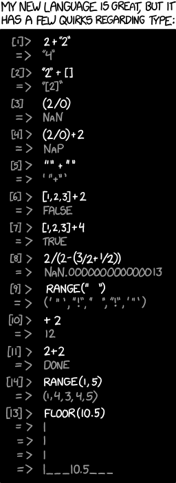 "XKCD 1537 : Types”